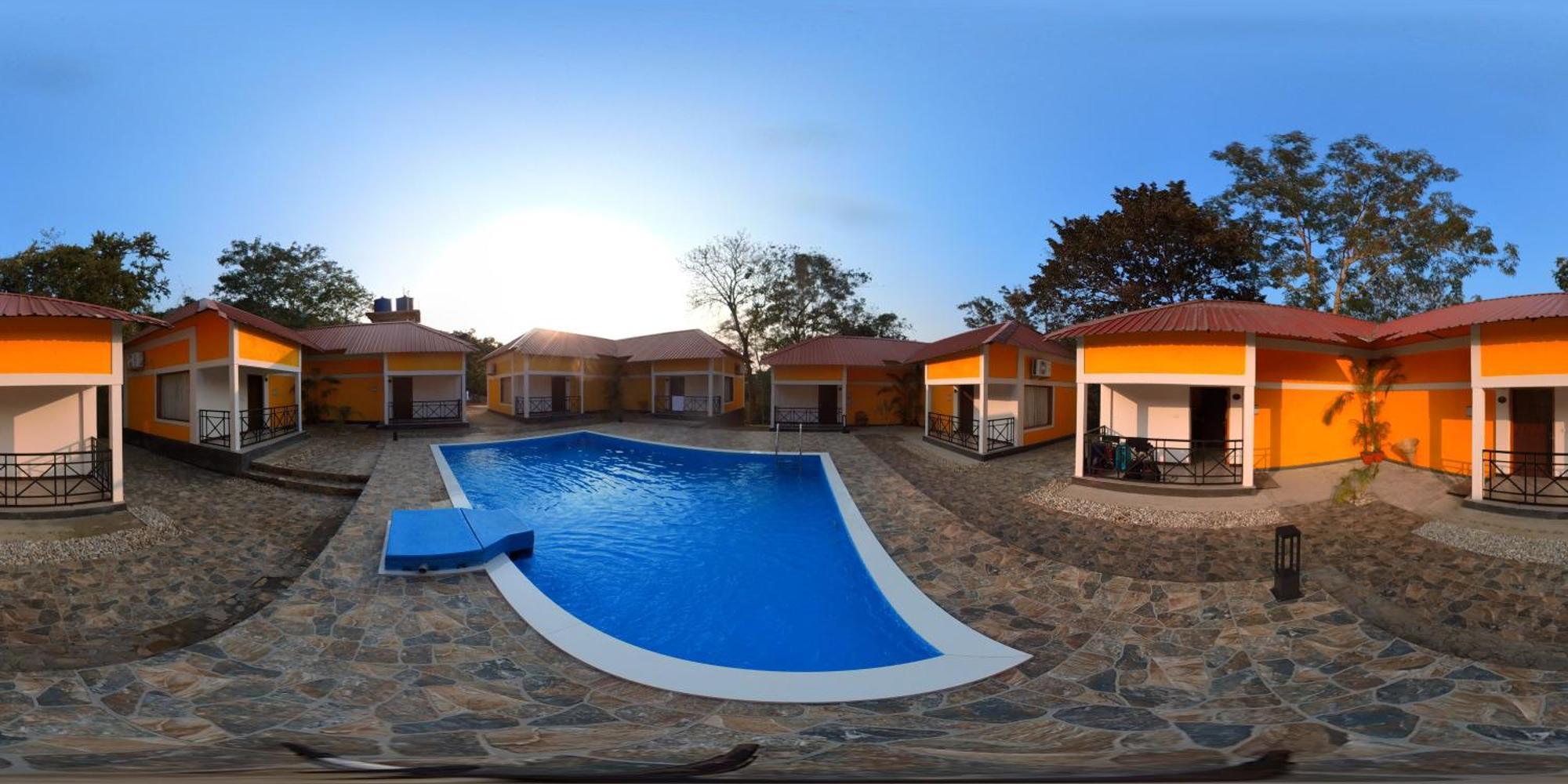 Landmark Woods Hotel Kaziranga Ngoại thất bức ảnh